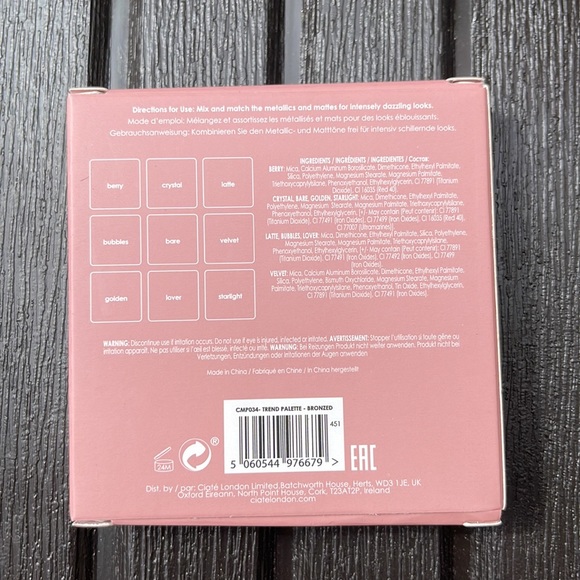 Ciate London - Bronzed Eyeshadow Palette - Picture 13 of 13